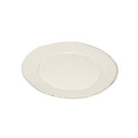 Servierplatte D. 36Cm Lastra Bianco Weiß Keramik Im Landhausstil Virginia Casa