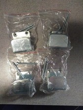 Wall Mount Adjustable Floor Guide Sliding Barn Door Hardware lot of 4