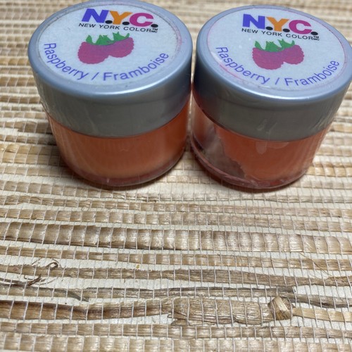 NYC New York Color Raspberry 502A Fruit Flavored Lip Gloss Lot of 2 - Picture 2 of 2