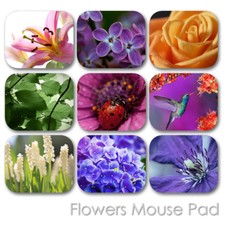 FLOWERS / GARDENS / CUSTOM MADE MOUSE PAD FR-03 
