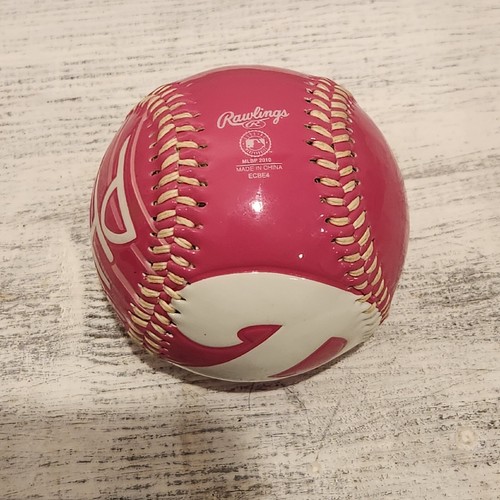 Philadelphia Phillies MLB 2010 Rawlings Pink Gloss Souvenir Collectible Baseball - Picture 5 of 8