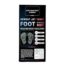 EMS Foot Massager Mat Relax Boost Circulation 19 Levels LED Type C Recharge NEW