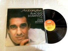 Placido Domingo With John Denver Perhaps Love Vinyl LP CBS 1981 33RPM 12''