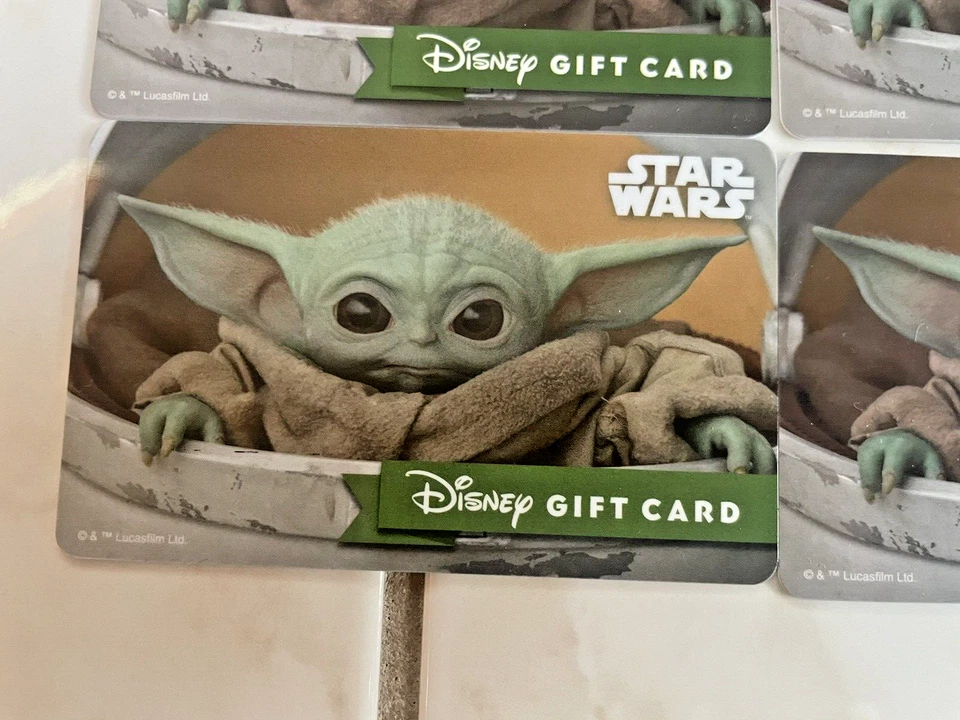 Gift Card - Disney Star Wars Grogu  -LOT of 20 Collectible -No Value - Image 2 of 3