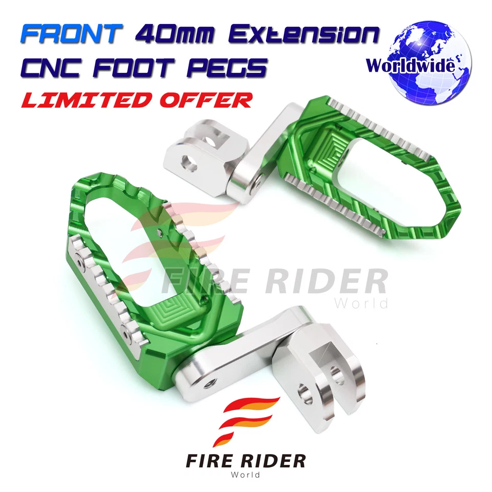 estriberas anchas descensoras delanteras de 40 mm para Daytona 600 02-03 Tiger 955i 01-07 Foto 3 de 4