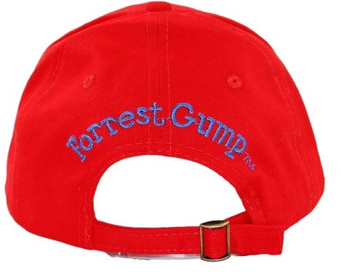 Forrest Gump Bubba Gump Shrimp Red Adjustable Snapback Baseball Cap Hat - Picture 2 of 2