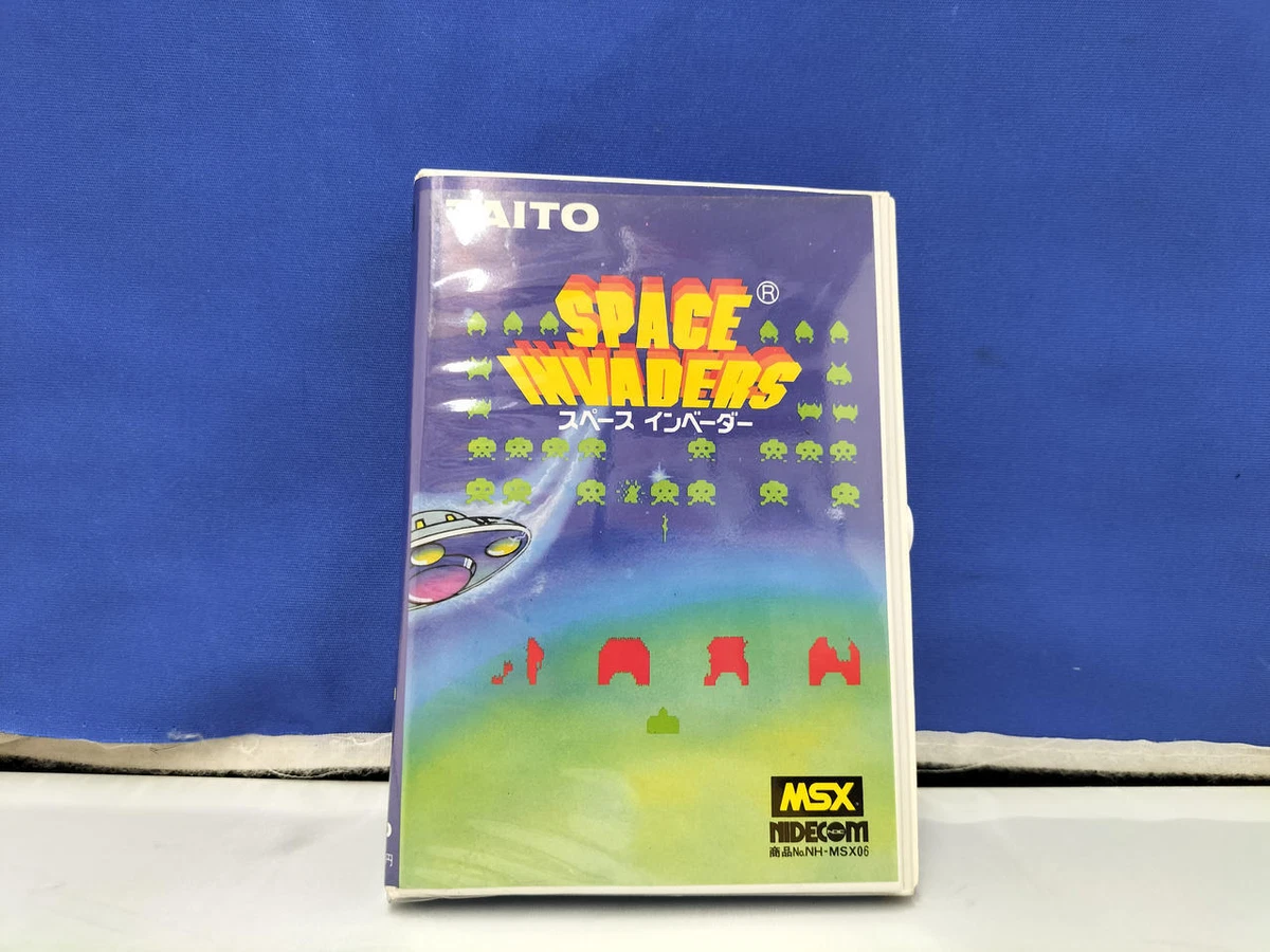 MSX Soft Model No. Space Invaders TAITO