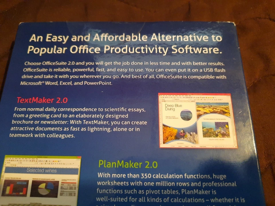 OFFICE SUITE 2.0 - Home & Business for Windows - PC CD-rom -- NEW, SEALED - Image 3 of 4