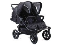 Valco 2016 Trimode Twin-x Duo Double Stroller In Midnight (black) Brand Valco 2016 Trimode Twin-x Duo Double Stroller In Midnight (black) Brand