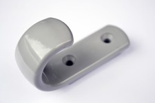 Coat Hook Tough Grey Polyamide for Schools Changing Room Office