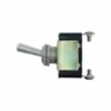 2 Pin, 10 Amp - 12 Volts D.C. On -Off Metal Toggle Switch w/ 2 Screw Terminals