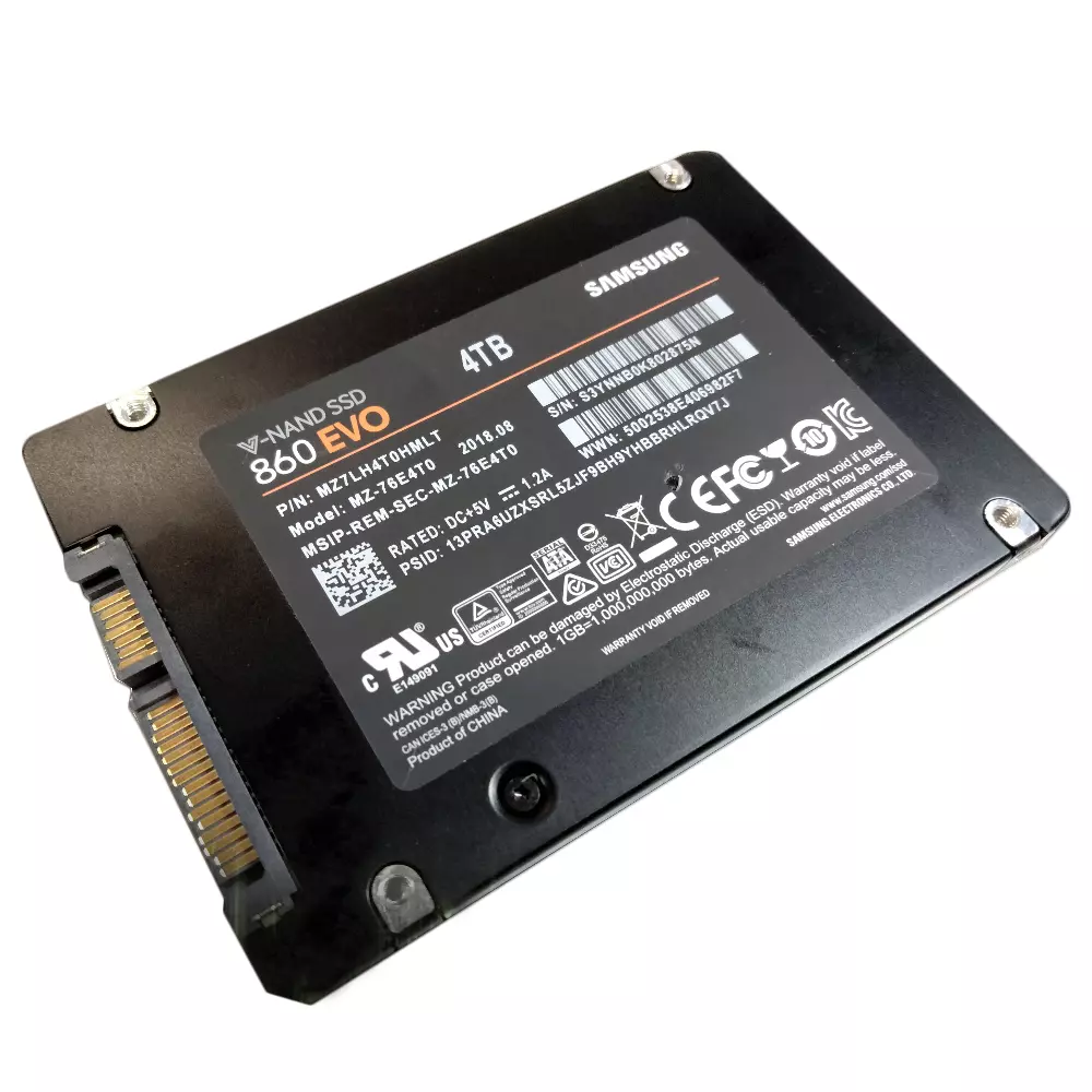  Samsung SSD 860 EVO 4TB 2.5 Inch SATA III Internal SSD  (MZ-76E4T0B/AM) : Electronics