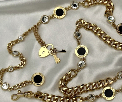 St. John long statement necklace or belt vintage | eBay