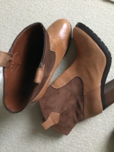 Original Vintage Ralph Lauren Devyn Chelsea cowboy ankle boots slim fit 5.5B - Picture 6 of 7