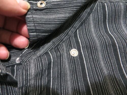 HARLEY DAVIDSON. MENS L/S BUTTON DOWN GREY STRIPED SHIRT CHEST 48" SIZE XL - Picture 5 of 5