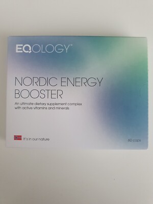 Eqology Nordic Energy BOOSTER 60 Tabletten Caps Ungeöffnet OVP MHD 01/ u. 02/ 27