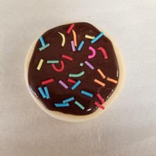 Just Dough It Replica Sugar Cookie With Chocolate Icing & Sprinkles (W0759-CHOC)