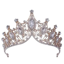 Crystal Prom Princess Tiara Crown For Women
