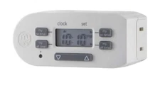 NEW! MY SMART TOUCH Simple Set 2-On/Off Indoor Digital Plug-In Bar Timer