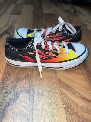 Converse chuck taylor all star low, Größe 31, Flames