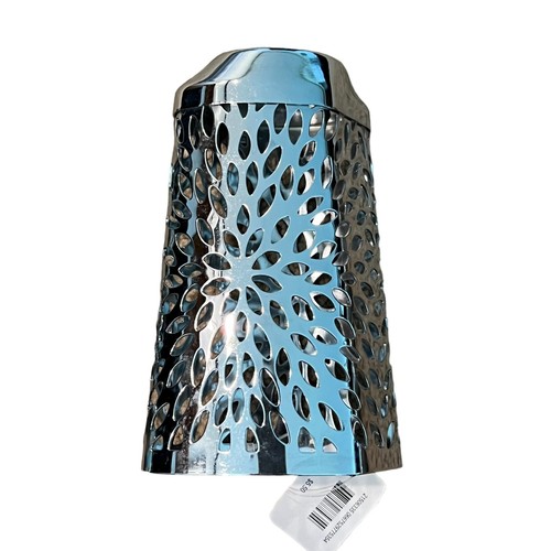 3 Bath & Body Works Soap Sleeve Cover Holder Silver Chrome Owl Leaves Burst - Picture 3 of 5