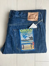 Samurai Jeans S710XX17OZ-SLB 17oz "MURAKUMO" SLUB SLIM STRAIGHT JEANS