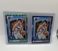 Jarred McCain Optic Rated Rookie Lot (2) - Purple Shock And Green Wave