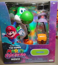 NIB THE SUPER MARIO GALAXY MOVIE 5" Yoshi Green Figure Jakks Pacific Sealed
