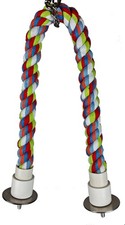 A E Cages Cotton Cable Bird Perch Select Size:: 22 inch