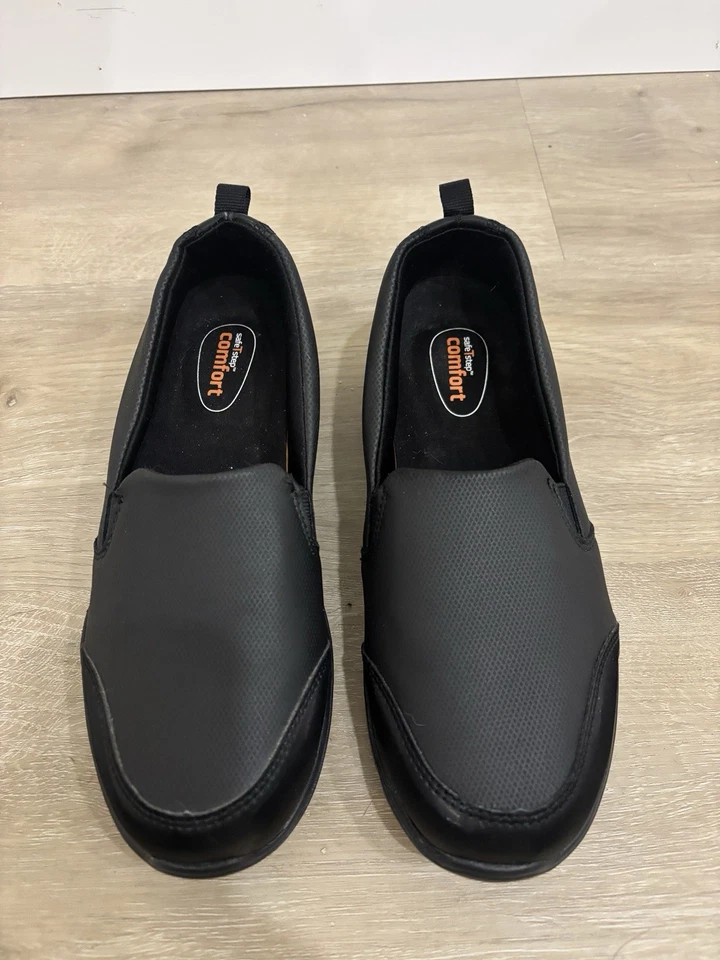 Safe T Step Camina 2.0Women 6.5 черные нескользящие устойчивые рабочие туфли для кормления в отличном состоянии - Изображение 2 из 4