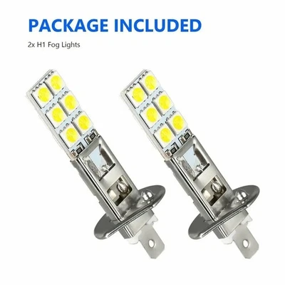 2/4Pcs H1 6000K White LED Headlight Bulbs Kit Tool Fog Driving Light Lamp 12V - Image 1 of 4