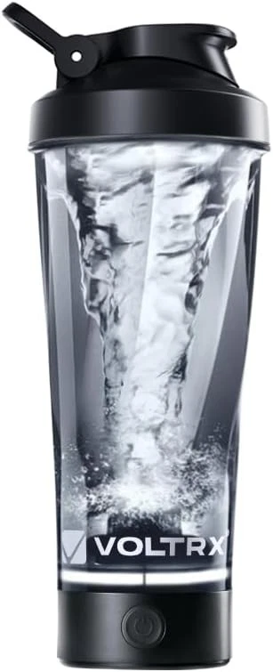 Premium Electric Protein Shaker Bottle Made W/ Tritan BPA Free 24 oz Vortex
