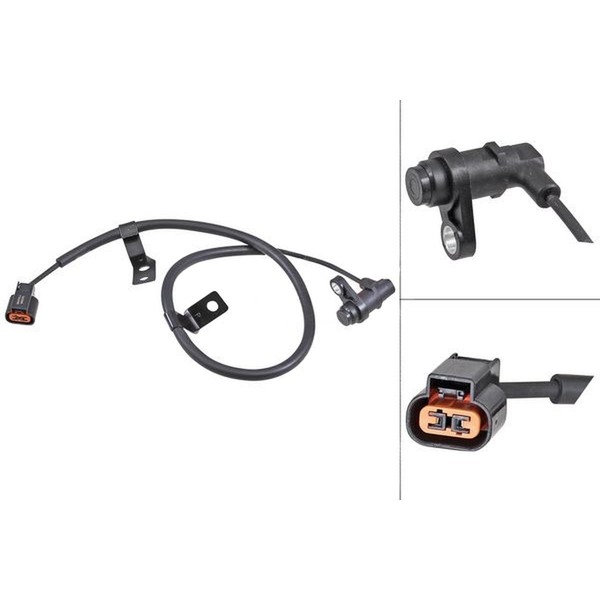 Sensor Raddrehzahl Aktiver Sensor 760 Mm Kabel A.B.S. FüR U.A. Mitsubishi L200-image