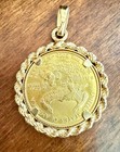 1988 American Double Eagle/Liberty $5 1/10 Fine Gold Coin Pendant - LT — photo 7