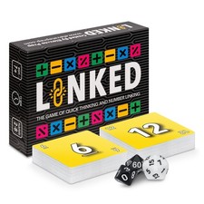 Linked Math Game The Game of Quick Thinking and Number Linking Fun and En...