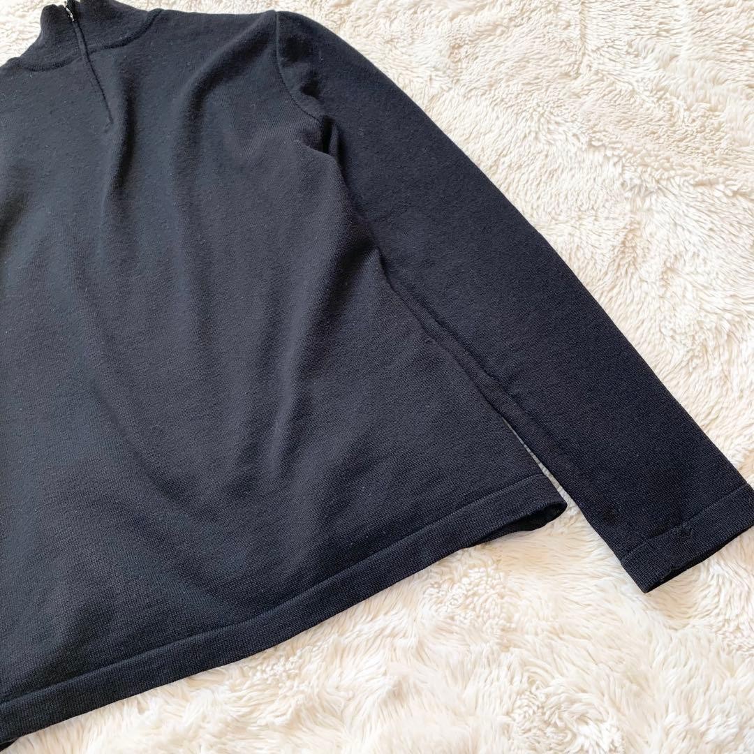 Celine Logo Patterned Docking Knit Sweater Black/… - image 15