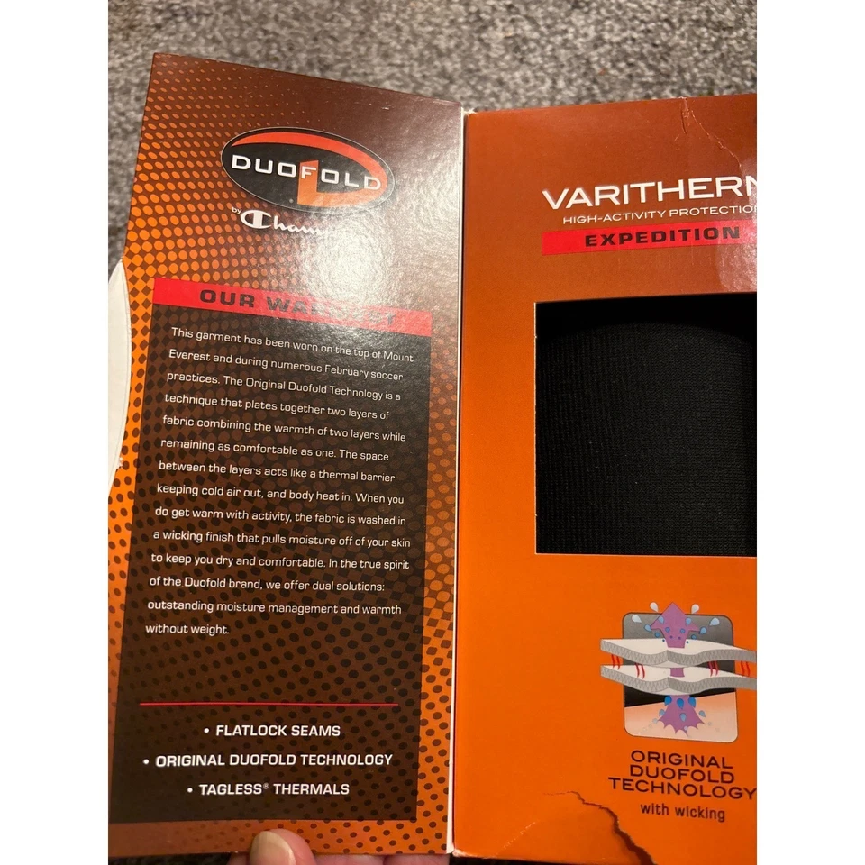 Blusa Duofold by Champion Varitherm Expedition feminina S Crew camada base térmica - Imagem 4 de 4