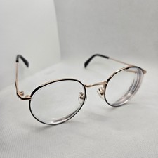 Jill Stuart JS03023-Z Round Gold Metal Eyegla...