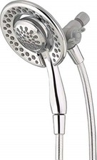 Delta 4-Setting In2ition 2-in-1 Dual Shower Head with HandHeld Spray, Chrome