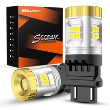 SEALIGHT 1200% Brighter 3157 LED Light White for TailLight, Backup light, DRL...
