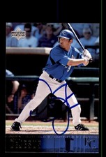 Signed Baseball Card Auto David DeJesus 2004 Upper Deck #365 Kansas City Royals