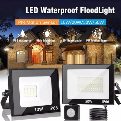 10W-500W LED Fluter Strahler Außen Wandleuchte Scheinwerfer 230V Flutlicht Lampe