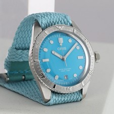 Oris Divers Sixty Five Cotton Candy Blue 38mm 01 733 7771 4055-07 3 19 02S 8