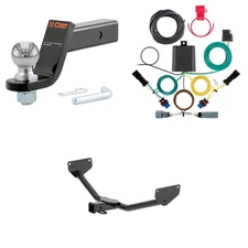 CURT Trailer Hitch Towing Cargo Package, Wiring Harness, #45042 Ball Mount 13585