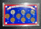 1943PDS-1945PDS US World War II Lincoln Penny Collection! Very Nice Presentation