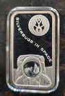 Silver 1 oz SILVERBUGS IN SPACE BAR - Proof-Like