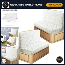 Stretch RV Dinette Cushion Covers - Slipcovers for Travel Trailer Couch  Booth