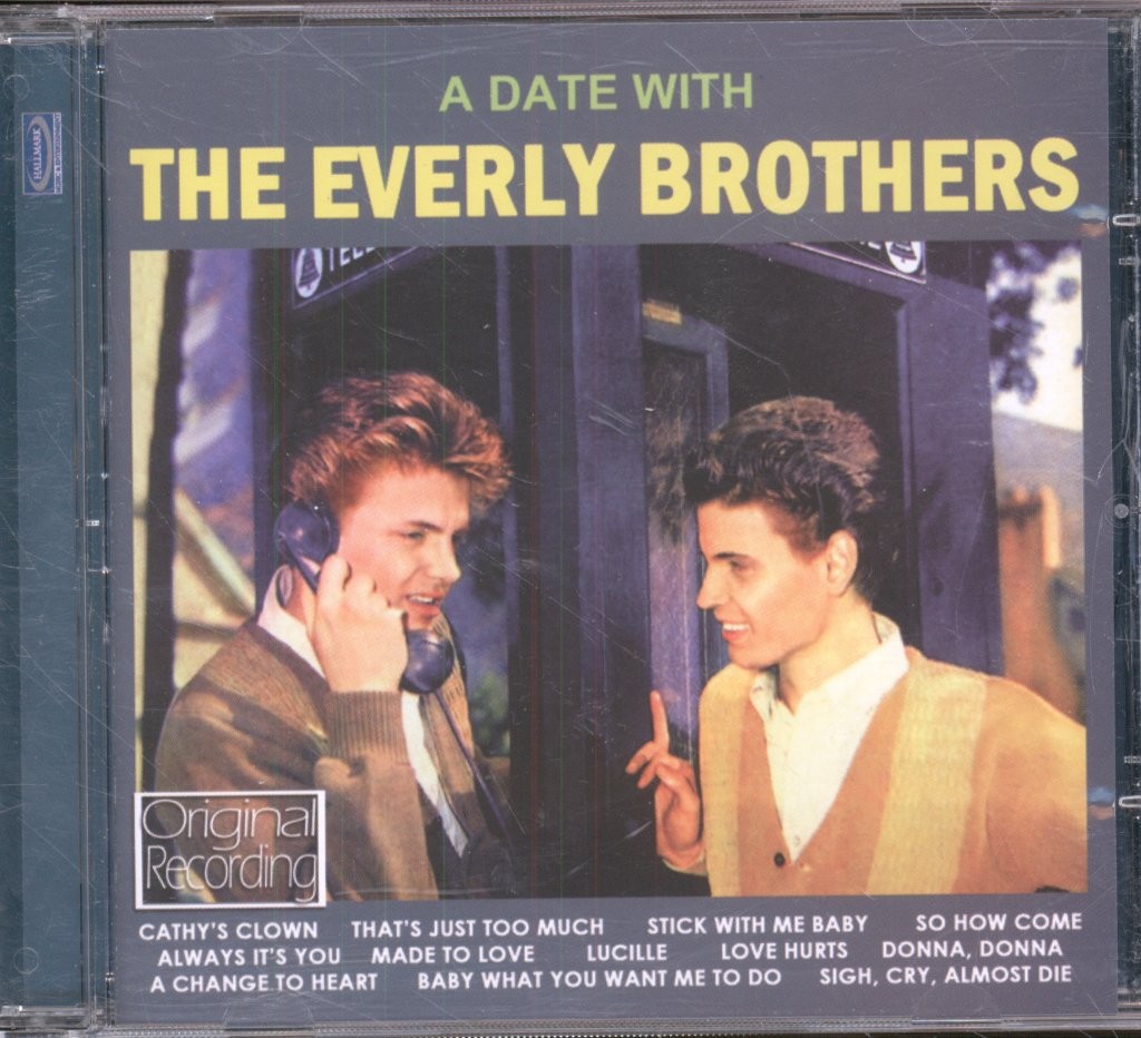 Everly Brothers A Date With the Everly Brothers CD USA Hallmark Music &