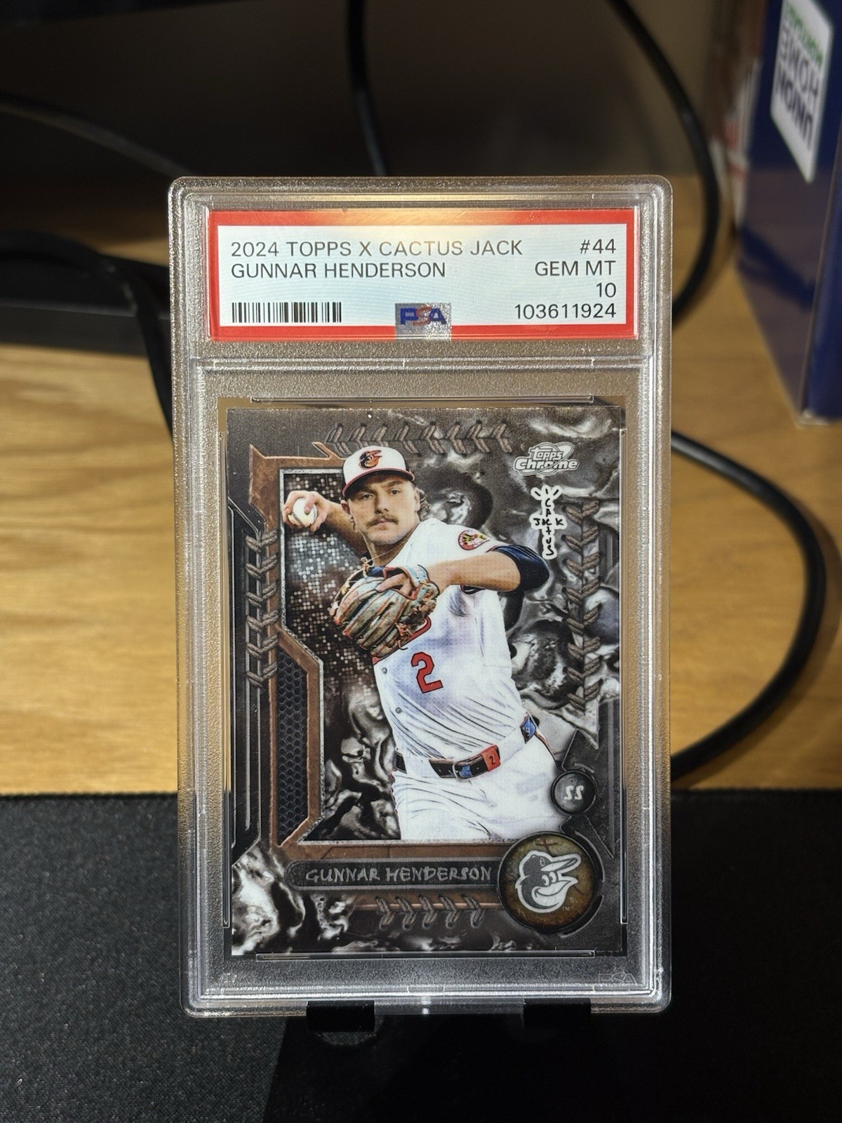 2024 TOPPS COSMIC CHROME X CACTUS JACK #44 GUNNAR HENDERSON PSA 10