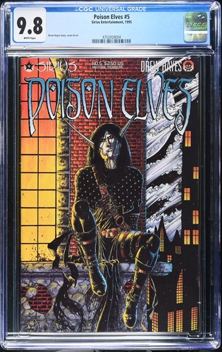 💎🔥🔑 Poison Elves #5 CGC 9.8 White Pages (Sirius Entertainment) 1995💥👀 C